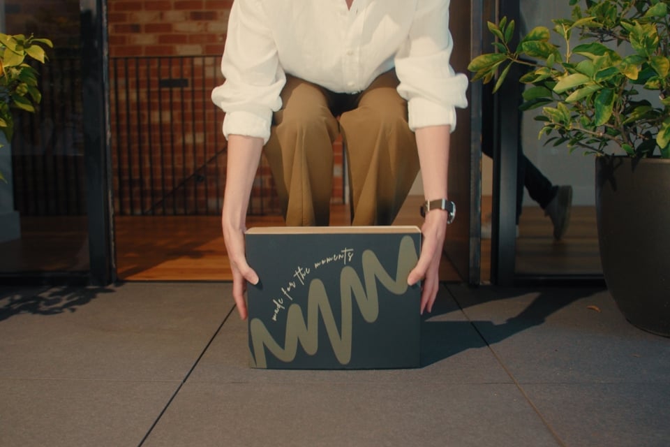 Box at door